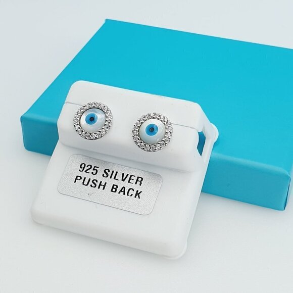 925 Sterling Silver CZ Beautiful Earrings for Women, 1USPAR4211 - Picture 8 of 11